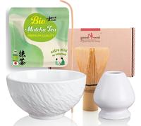 Set matcha “Rokku Shiro” avec 30 g de matchapremium