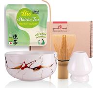 Set matcha “White Marmor” avec 30 g de matchapremium