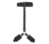 Set Menottes & Collier BDSM - Ensemble de Fessels SM en Nylon | Handcuffs Réglables & Collier pour Jeux de Rôle Érotiques, Couples & Adultes