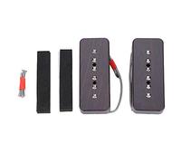 Set Micro Soap Bar Alnico V, 2 Pièces Imitation Bois Rosewood - Son Puissant et Clair, Construction Durable, Pour Guitare Électrique (couleur bois de rose)