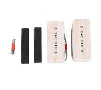 Set Micro Soap Bar Alnico V, 2 Pièces Imitation Bois Rosewood - Son Puissant et Clair, Construction Durable, Pour Guitare Électrique (Érable)