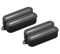 Set micros Fluence Modern Opencore 6 Cordes 3 Voix Noir Rail Nickel Noirs Doubles - Humbuckers