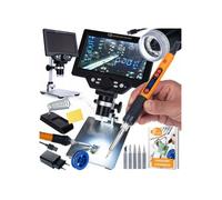 Set Microscope Numérique NanoZoom AX1200 Pro - Écran LCD 7"" | Zoom 1200x 12MP | Fer à Souder 80W 180-500°C
