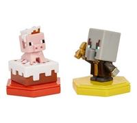 MINECRAFT Earth BOOST MINI FIGURES 2-PACK NFC-Chip Toys, Earth Augmented Reality Mobile Game, Based on Minecraft Video Game, Great for Playing, Trading, and Collecting, Adventure Toy