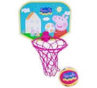 Set mini basket peppa pig + balle (panneau 30x23 cm - ballon ø10 cm) G