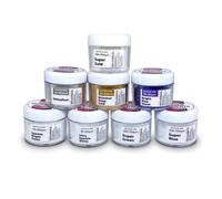 SET MINI FLAKES - 8 pigments en poudre de différentes couleurs pour des effets brillants et uniques, compatibles avec les résines