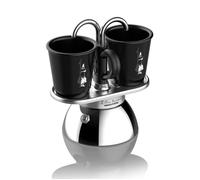 Bialetti Mini Express Induktion + 2 Becher, Cafetières moka, Argent