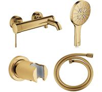 Set mitigeur bain-douche Grohe Essence 33624GL1, pommeau de douche Grohe Rainshower 26574GL0, 27074GL0, 28362GL1