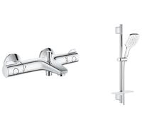 Set mitigeur bain-douche Grohe Grohtherm 800 34567000, ensemble de douche Grohe Vitalio SmartActive 26596000