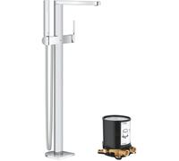 Set mitigeur bain-douche Grohe Plus 23846003, élément de montage au sol Grohe 45984001