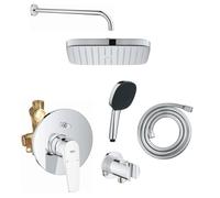 Set mitigeur bain-douche Grohe Start Flow 29117000, douche à effet de pluie Grohe Vitalio Comfort 26695000, 27851000, 26962001, 2639710E, 28741002