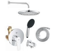 Set mitigeur bain-douche Grohe Start Flow 29117000, douche à effet de pluie Grohe Vitalio Start Shower System 26815000, 27851000, 26962001, 27940001, 28741002