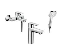 Set mitigeur bain-douche Hansgrohe Talis E 71740000, mitigeur de lavabo Hansgrohe Talis E 71710000, 26425400