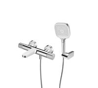 Set mitigeur bain-douche Ksuro 02 13008010, pommeau de douche Ksuro 02 One Click 16004010, 37200100, 19001010