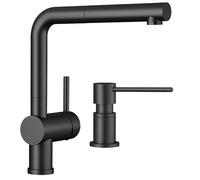 Set mitigeur de cuisine Blanco Linus-S 525807, distributeur de savon Blanco Lato 525789