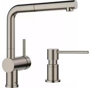 Set mitigeur de cuisine Blanco Linus-S 527699, distributeur de savon Blanco Lato 527721