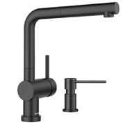 Set mitigeur de cuisine Blanco Linus-S-F 527523, distributeur de savon Blanco Lato 525789