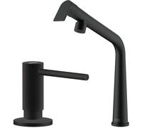 Set mitigeur de cuisine Franke Icon 115.0625.187, distributeur de savon Franke Active SM 119.0547.906