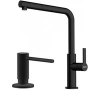 Set mitigeur de cuisine Franke Maris Slim L Pull-Out 115.0728.394, distributeur de savon Franke Active SM 119.0547.906