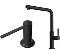 Set mitigeur de cuisine Franke Maris Slim L Pull-Out 115.0728.394, distributeur de savon Franke Comfort 112.0753.277