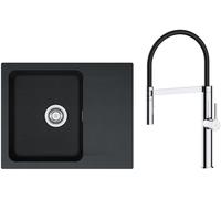 Set mitigeur de cuisine Oltens Borga 35207100, évier Tectonite Franke Orion 114.0286.441