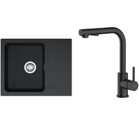 Set mitigeur de cuisine Oltens Myvat 35205300, évier Tectonite Franke Orion 114.0286.441
