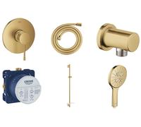 Set mitigeur de douche Grohe Essence 24057GL1, barre de douche Grohe Rainshower 26603GL0, 26574GL0, 27057GL0, 35600000, 28388GL1
