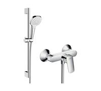 Set mitigeur de douche Hansgrohe Logis 71600000, ensemble de douche Hansgrohe Croma 26582400