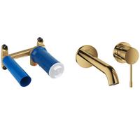 Set mitigeur de lavabo Grohe Essence 19408GL1, élément encastré de mitigeur Grohe Eurostyle 23571000