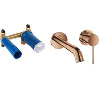 Set mitigeur de lavabo Grohe Essence New 19408DA1, élément encastré de mitigeur Grohe Eurostyle 23571000