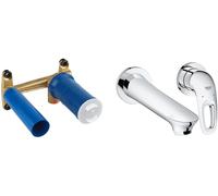 Set mitigeur de lavabo Grohe Eurostyle New 19571003, élément encastré de mitigeur Grohe Eurostyle 23571000