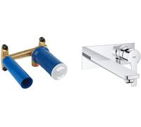 Set mitigeur de lavabo Grohe Lineare 23444001, élément encastré de mitigeur Grohe Eurostyle 23571000