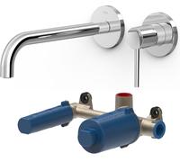 Set mitigeur de lavabo Tres Study 26230022, élément encastré Tres 20830002