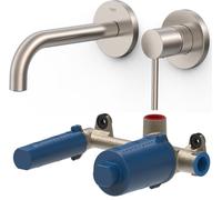Set mitigeur de lavabo Tres Study Exclusive 26230021AC, élément encastré Tres 20830002