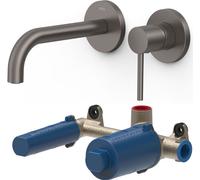 Set mitigeur de lavabo Tres Study Exclusive 26230021GR, élément encastré Tres 20830002