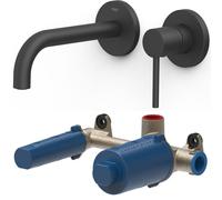 Set mitigeur de lavabo Tres Study Exclusive 26230021NM, élément encastré Tres 20830002