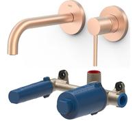 Set mitigeur de lavabo Tres Study Exclusive 26230021OPM, élément encastré Tres 20830002