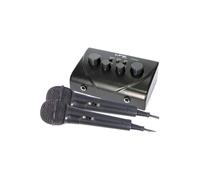 Set mixage karaoké - LTC - LTC TV-Station - 2 micros inclus - Batterie rechargeable - Changeur de voix et écho