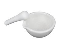 Set Mortier Et Pilon Ensemble de bols mélange mortier et pilon en porcelaine 60mm, Kit d'outils laboratoire blanc