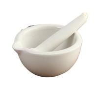 Set Mortier Et Pilon Ensemble de pilons à mortier en céramique, 60mm, bols broyage for la cuisine, épices, thés, ail, poivre, moulins herbes, taille Mini, 1 pièces