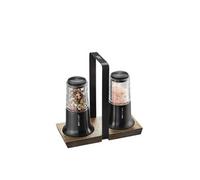 Xplosion 145 CM 2 Moulins Poivre Et Sel Inox Noir Manuel Avec Support