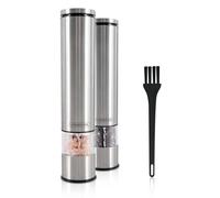 KitchenCook Set moulins à sel et poivre électriques Inox
