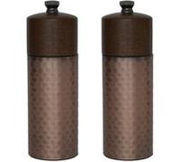Set moulins à sel et poivre en bois et cuivre Olympia 150mm 22 G