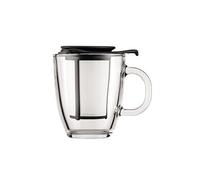 - Set mug en verre, filtre en nylon, 0.35 l