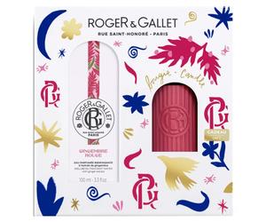 Set Natale Gingembre Rouge 100ml+Candela Roger&Gallet