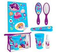 KIDS EUROSWAN Ensemble de toilette Love Pirates junior bleu 6 pièces