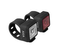 ECLAIRAGE VELO A PILE KIT SUR CINTRE-TIGE DE SELLE AXA NITELINE LEDS NOIR, AVEC