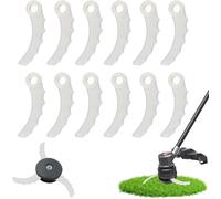 Set of 12 Replacement Blades for Edging Cutter,Trimmer Blade,Plastic Edge Cutter Blade for MaKita 198426-9,DUR184L,DUR187U/L