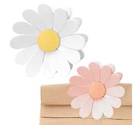 Set Of 2 Cute Cherry Blossoms Magnetic Bag Clips, 2pcs Cherry-Shaped Magnetic Food Clip & Fridge Magnet | Strong Magnet Hold, For Home Kitchen Offices School Classroom Food Snack