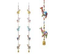 Set of 2 Door Hanging Colorful Decorative 5 Fabric Camel String Hanging for Festival Traditional New year Decorations Indoor Wall Temple Bedroom Home Party Decor Gifting Ideas(Size:-33")(Multicolor)